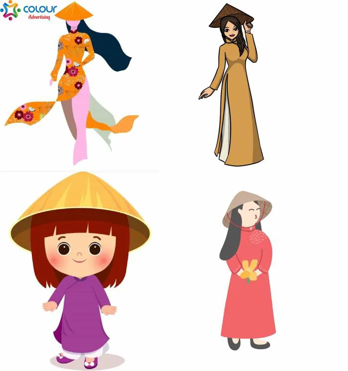 Download hình ảnh áo dài Việt Nam file vector AI, JPG, PDF miễn phí
