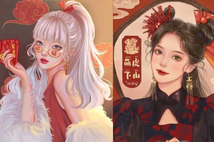 Khám phá bộ sưu tập ảnh anime Tết đẹp lung linh, đầy sắc xuân