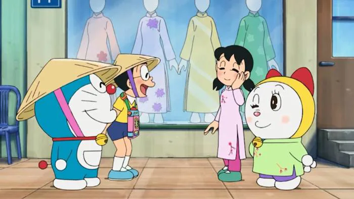 Doraemon tập Việt Nam khiến fan sĩ cực độ: Shizuka mặc áo dài quá xinh,  loạt địa danh nổi tiếng xuất hiện