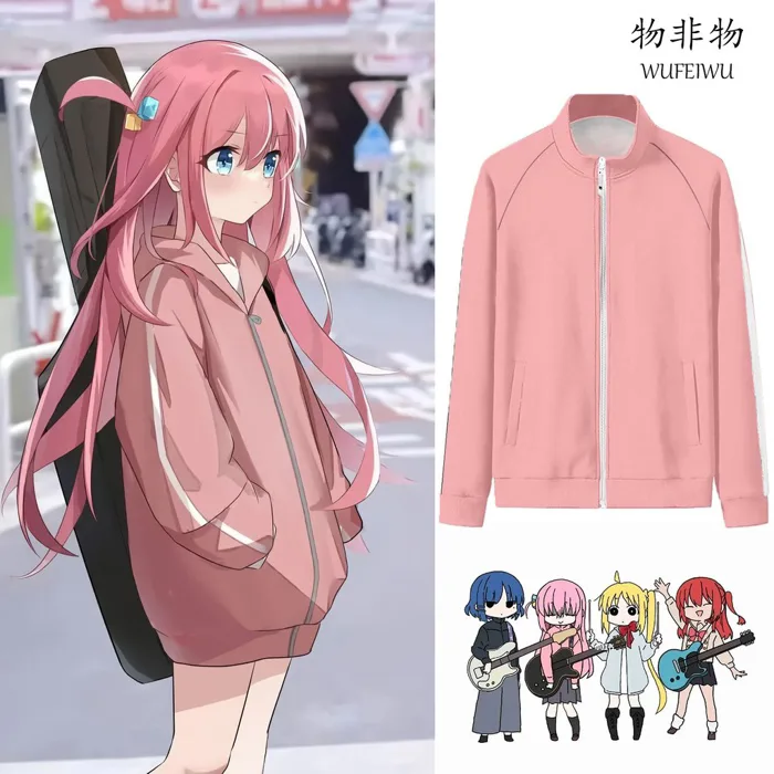Áo Hoodie In Hình Nhân Vật Anime Bocchi The Rock Nhật Bản Kessoku Ấm Áp Mùa  Đông Dành Cho Nữ | Shopee Việt Nam