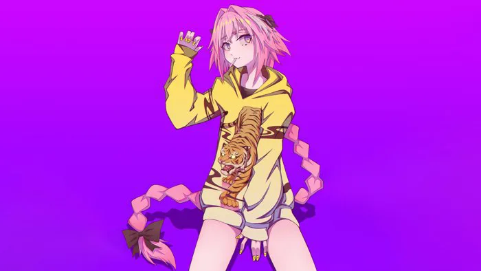Hình Nền Anime 4K Astolfo Femboy Áo Hoodie Hổ | 3840x2160 | Wallpaper  Alchemy