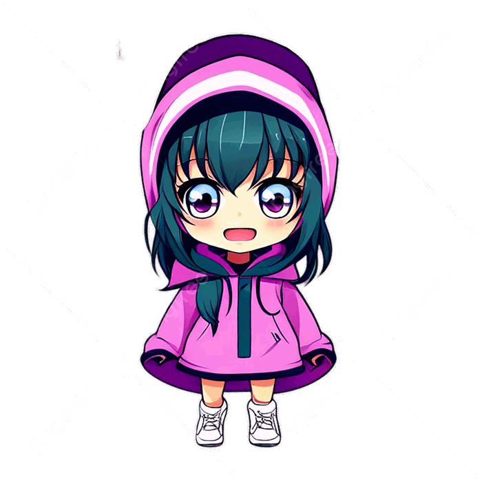 Hình ảnh Anime Chibi Dễ Thương Mặc áo Hoodie Màu Hồng Mỉm Cười Cảm Thấy  Hạnh Phúc PNG , Clipart Hạnh Phúc, Clipart Màu Hồng, Clipart áo Hoodie PNG  miễn phí tải