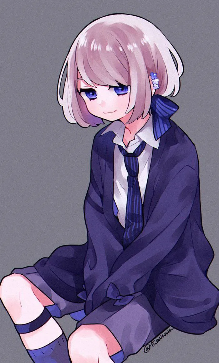 anime mặc áo hoodie