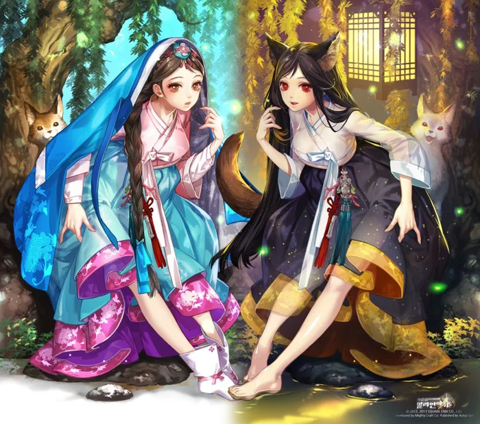Hình ảnh anime Hàn Quốc đẹp trẻ trung, cute dễ thương nhất