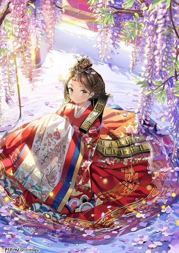 10 Hanbok anime ý tưởng | nghệ thuật anime, phim hoạt hình, hoạt hình