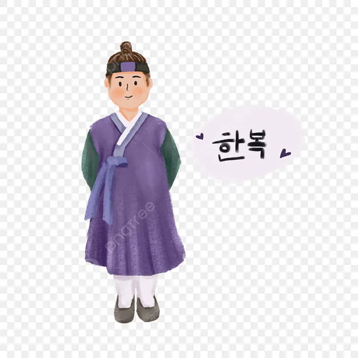 Hình ảnh Nhân Vật Hoạt Hình Dễ Thương Mặc Hanbok Hàn Quốc PNG , Dễ Thương,  Tính Cách, Triều Tiên PNG miễn phí tải tập tin PSDComment và Vector