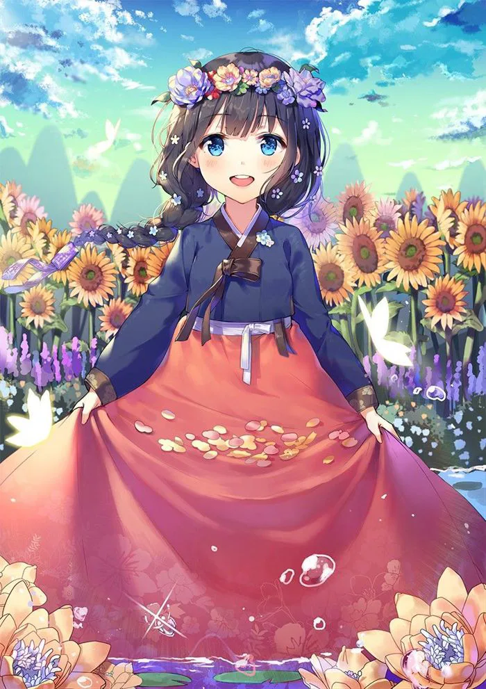 10 Hanbok anime ý tưởng | nghệ thuật anime, phim hoạt hình, hoạt hình