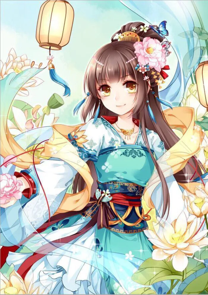 Những hình ảnh Anime mặc Kimono tuyệt đẹp