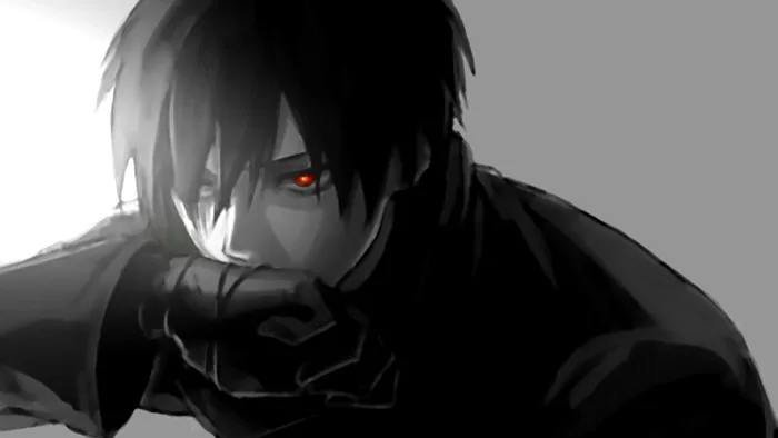 Hình nền anime đen trắng đẹp