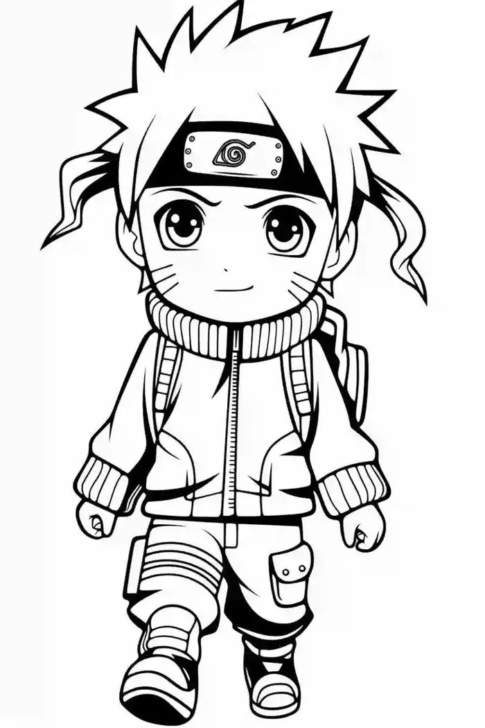 Tổng hợp +100 tranh tô màu anime ngầu, cute, đơn giản cho bé