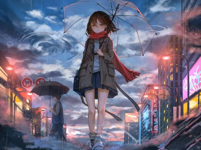Những hình ảnh anime mưa buồn, cô đơn đẹp đầy cảm xúc Những hình ảnh anime mưa buồn, cô đơn đẹp đầy cảm xúc