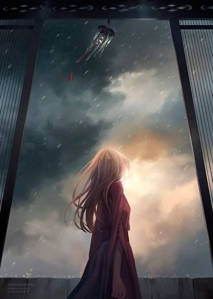 Hình ảnh anime mưa buồn, cô đơn đẹp Hình ảnh anime mưa buồn, cô đơn đẹp