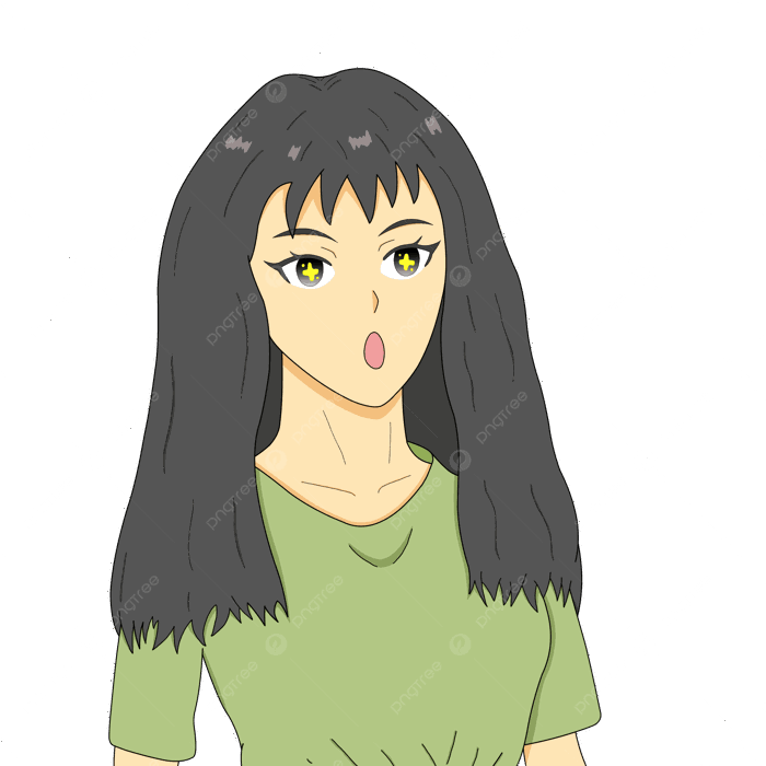 Hình ảnh Cô Gái Anime Với Biểu Cảm Ngạc Nhiên Trong áo Sơ Mi Màu Xanh Lá  Cây PNG , Phim Hoạt Hình, Con Gái, Ngạc Nhiên PNG miễn phí tải tập