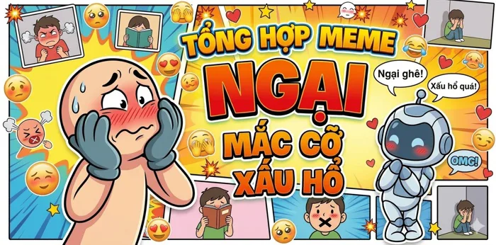 Tổng Hợp 101+ Meme Ngại Ngùng, Siêu Đáng Yêu Và Ảnh Chế Đỏ Mặt Cưng