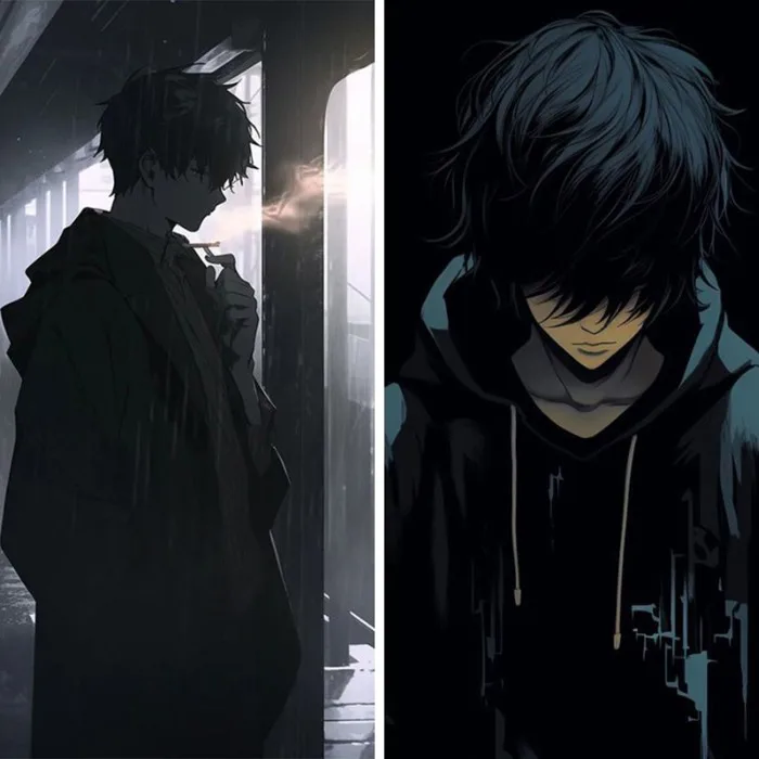 28+ Hình ảnh anime nam buồn lạnh lùng cực chất và ngầu 4K