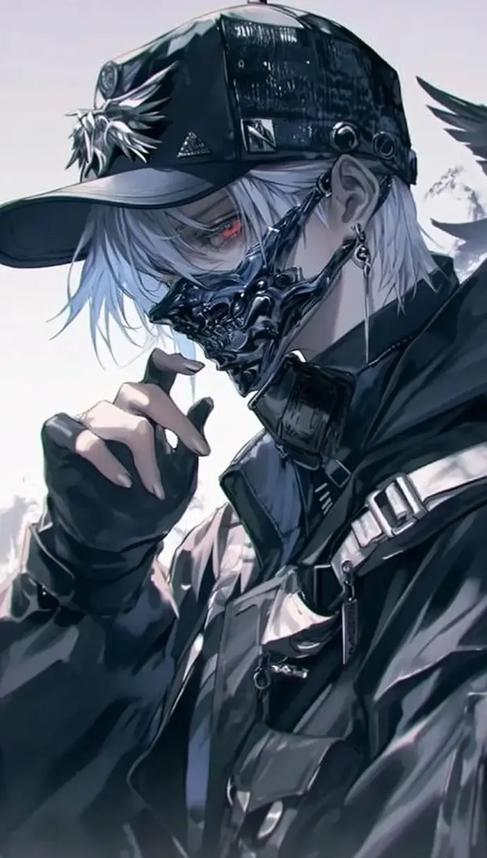 TOP 99+ Ảnh Ngầu Nam Lạnh Lùng ANIME Che Mặt, Trắng Đen