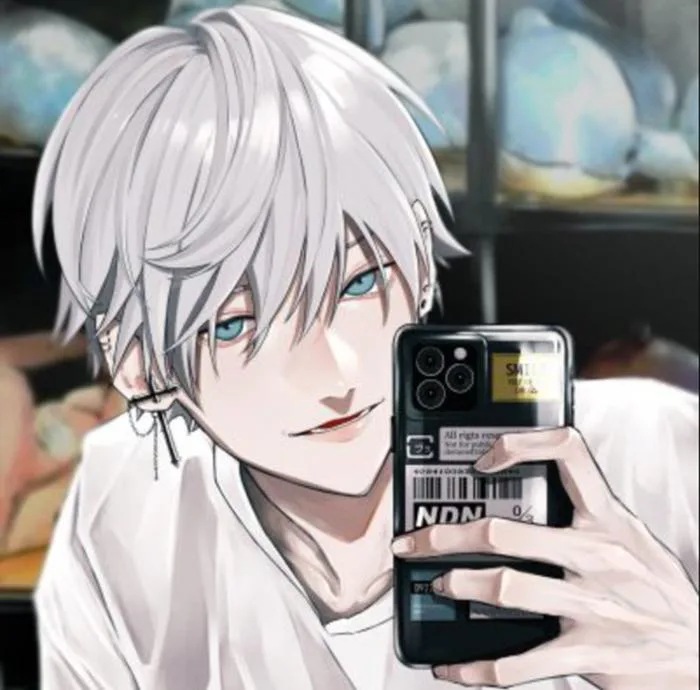 Những bộ ảnh anime che mặt bằng điện thoại đáng yêu mà bạn không nên bỏ lỡ