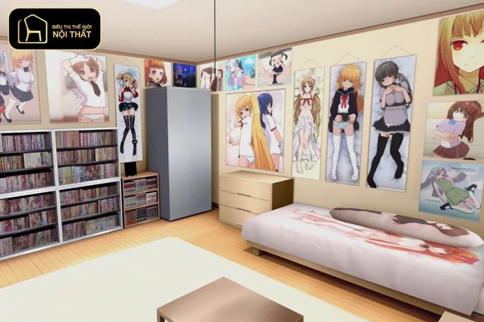 40+ Mẫu phòng ngủ anime độc đáo, ấn tượng, đẹp nhất 2025