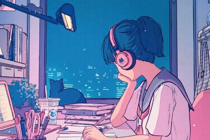 Những bộ ảnh anime che mặt bằng điện thoại đáng yêu mà bạn không nên bỏ lỡ