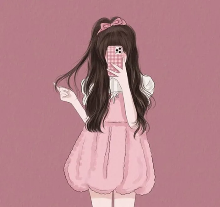 Những bộ ảnh anime che mặt bằng điện thoại đáng yêu mà bạn không nên bỏ lỡ