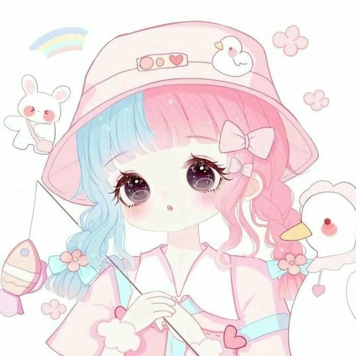Tải ngay ảnh avatar cute girl chibi dễ thương nhất