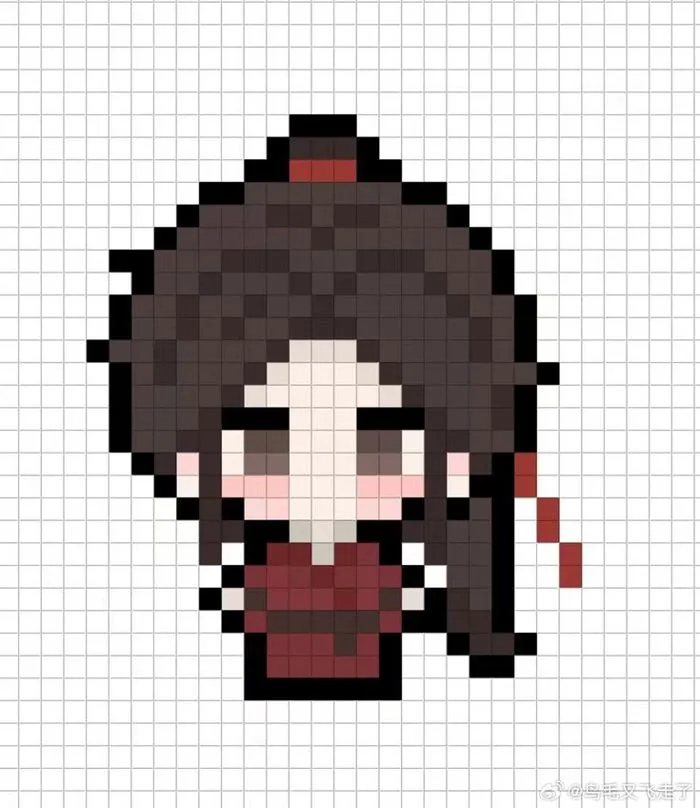 Hình pixel anime | Ảnh pixel đơn giản, Tranh pixel anime, Vẽ pixel