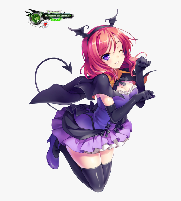 Ảnh Anime Girl Halloween , Png Download - Maki Nishikino Halloween Render,  Transparent Png , Transparent Png Image - PNGitem