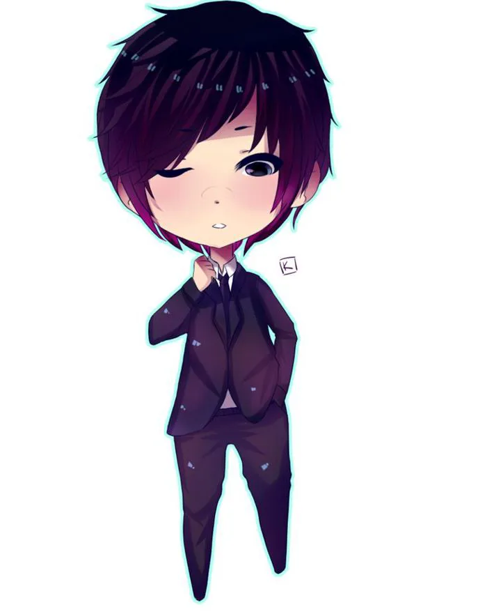PNG - Anime - Boy - Guy | Chàng trai anime, Đang yêu, Hình ảnh anime chibi