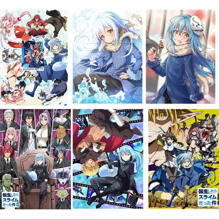poster ảnh Tensei Shitara Slime Datta Ken - Rimuru Tempest | Shopee Việt Nam