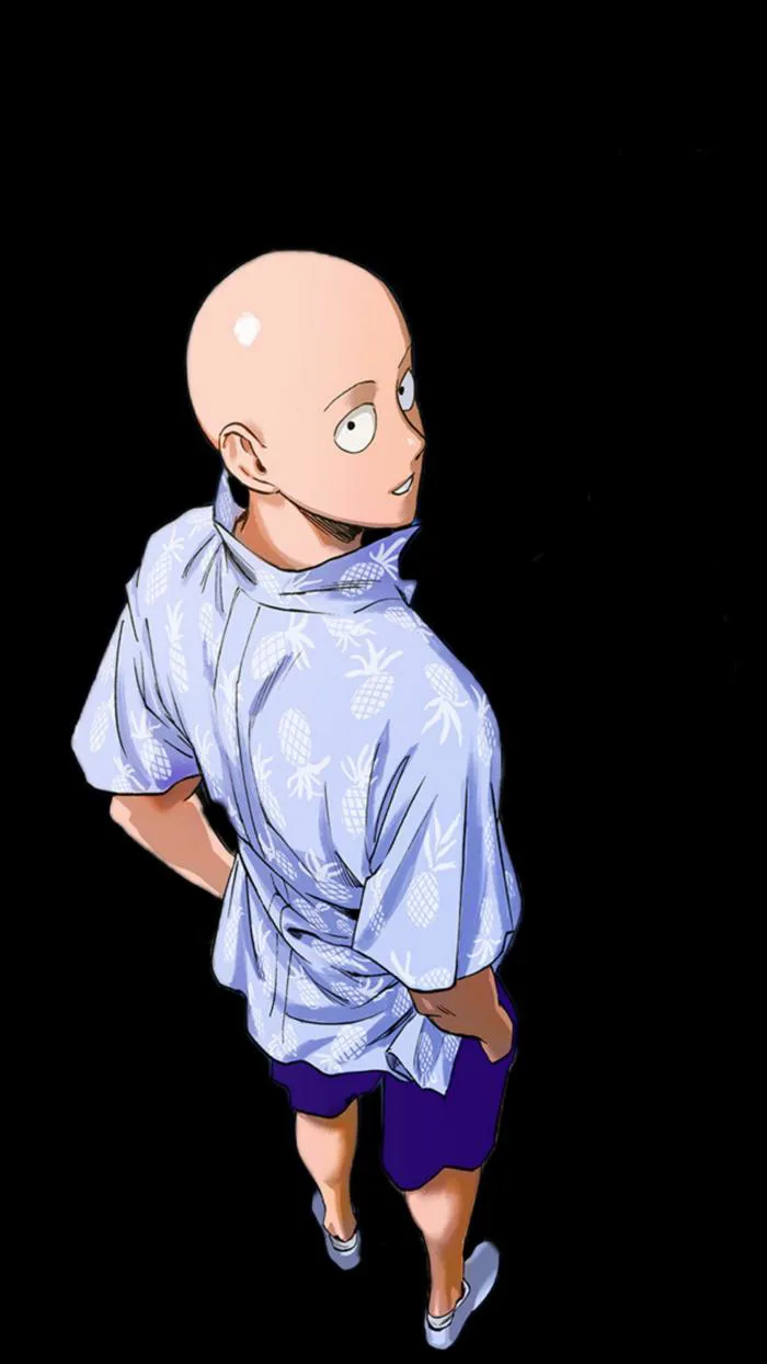 Ảnh nền Amoled Saitama kỳ nghỉ (2160 x 3840) : r/OnePunchMan