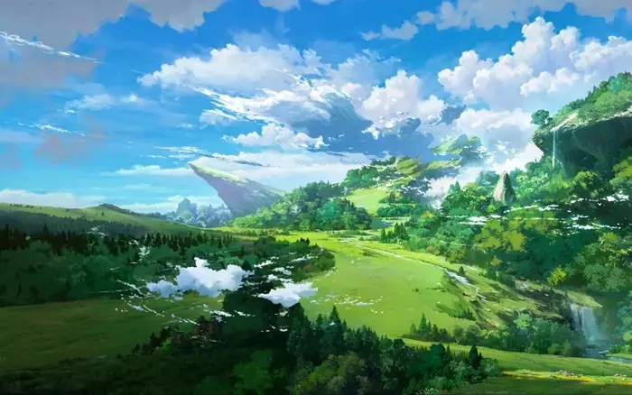 Top ảnh anime phong cảnh thiên nhiên tuyệt đẹp ấn tượng