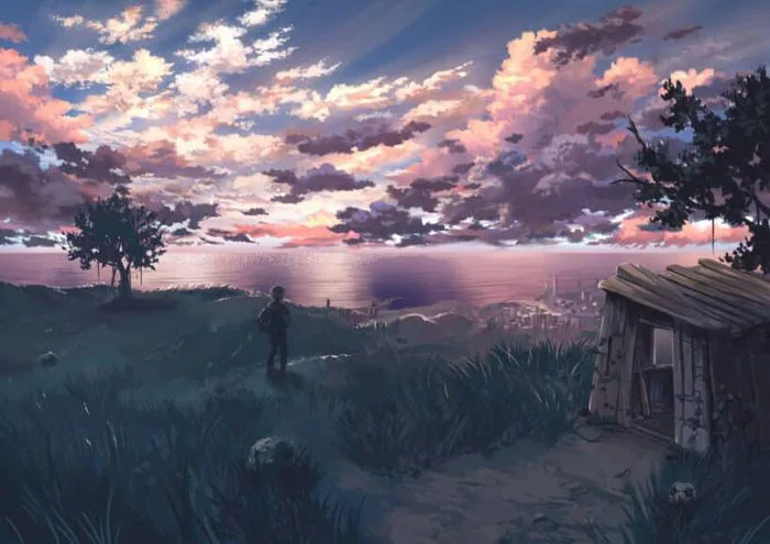 Khung cảnh thiên nhiên trong anime đẹp mê hồn