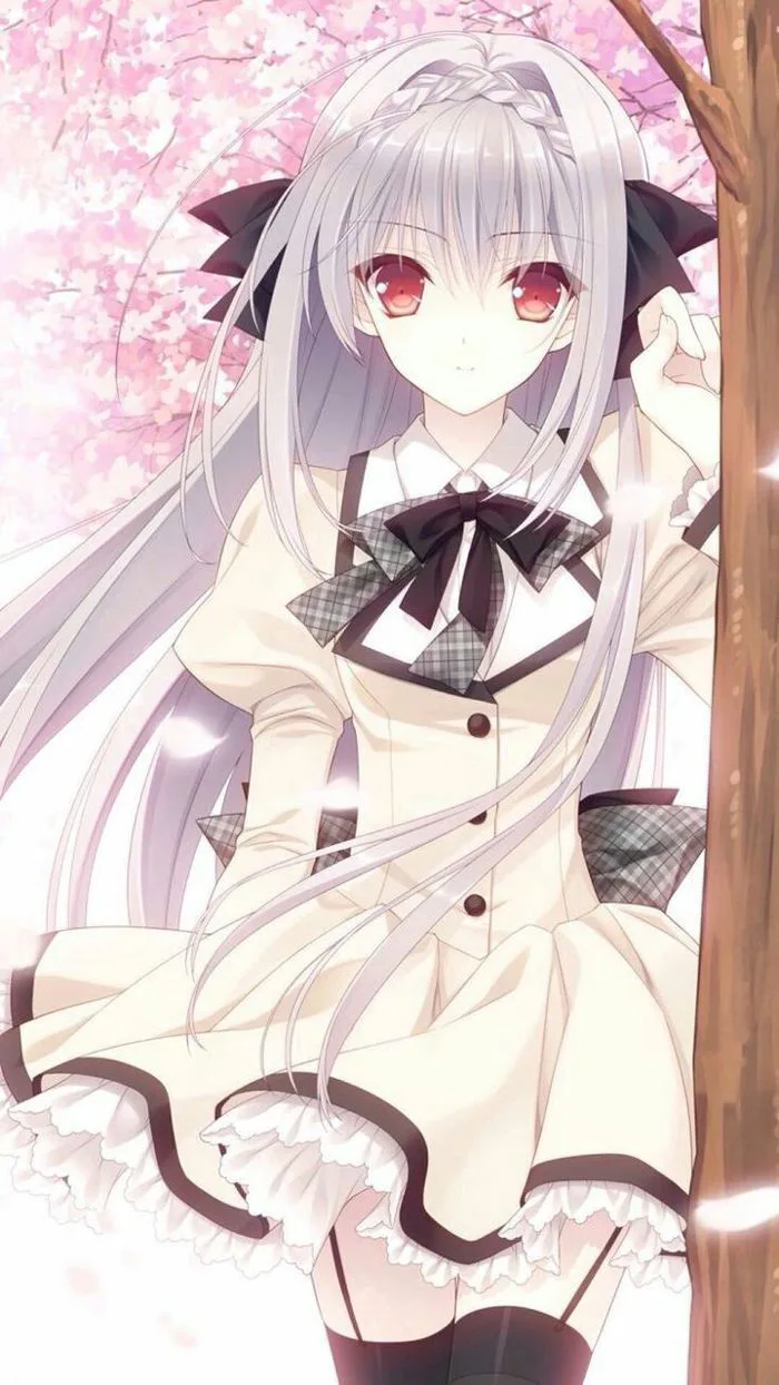 Ảnh Anime Đẹp ( 2 ) - Anime Mắt Đỏ Tóc Bạch Kim - Wattpad