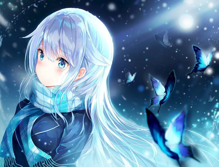 Hình ảnh anime tóc bạch kim đẹp nhất