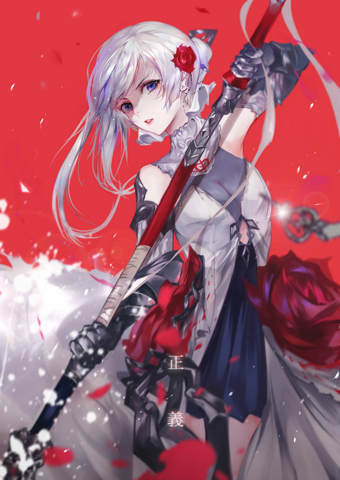 Hình ảnh anime tóc bạch kim đẹp nhất