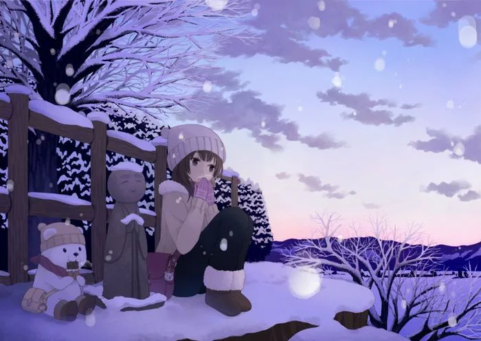 Ảnh anime mùa đông đẹp nhất