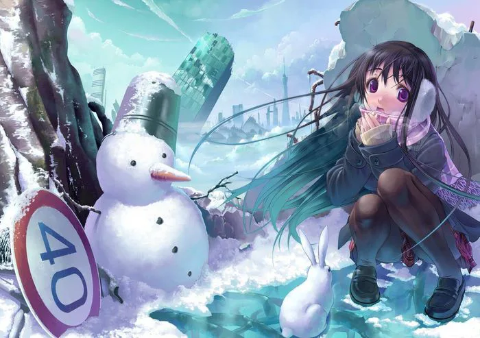 Ảnh anime mùa đông đẹp nhất