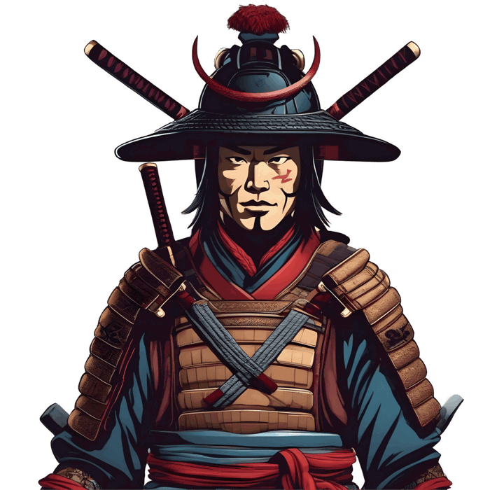 Hình ảnh miễn phí: Samurai, chiến binh truyền thống của Nhật Bản theo phong  cách hoạt hình anime, đồ họa vector của một người đàn ông có vết sẹo trên  mặt