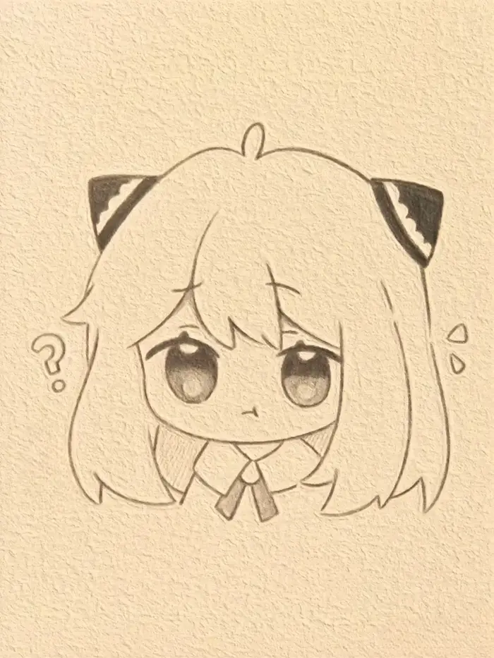 111+ Hình Vẽ Chibi Cute Đơn Giản Anime Girl, Sticker Dễ Thương