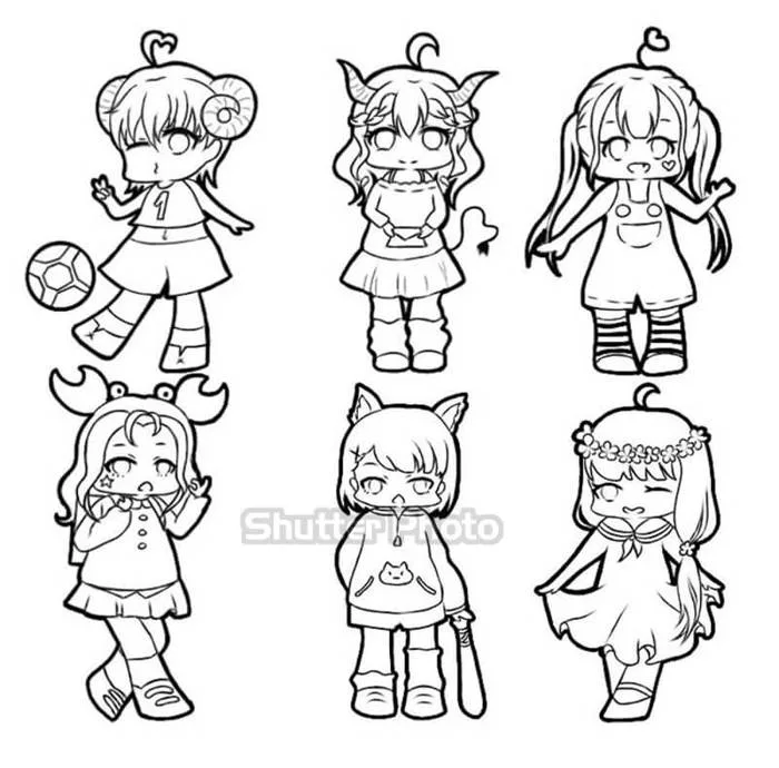 101+ Tranh tô màu 12 cung hoàng đạo Anime, Chibi siêu Cute