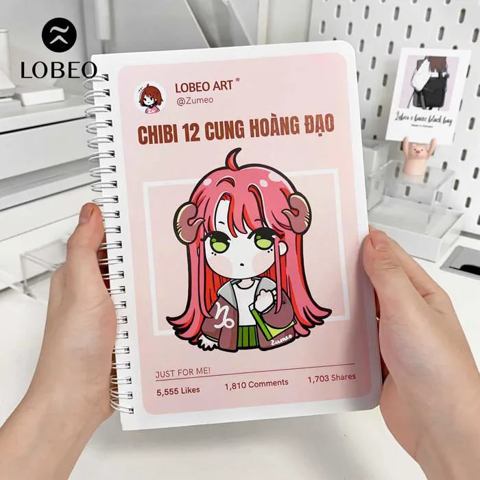 Sổ tô màu Chibi 12 Cung Hoàng Đạo Ver 1 - Zumeo
