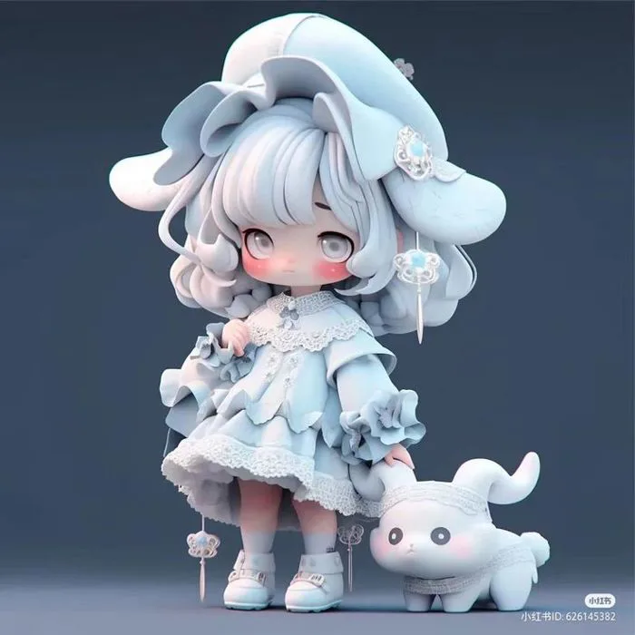 Hình vẽ 3D đáng yêu