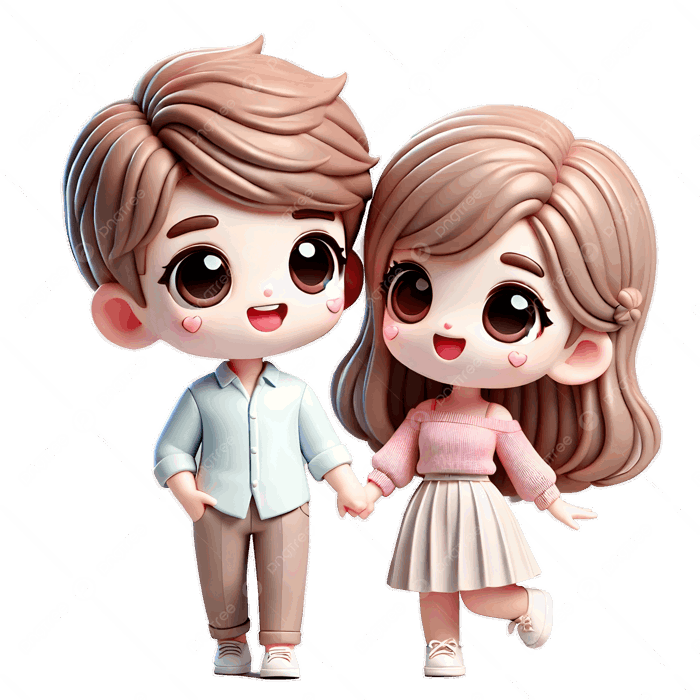 Hình ảnh Phim Hoạt Hình Cặp đôi 3d Theo Phong Cách Chibi PNG , Clip Nghệ  Thuật Hoạt Hình, Clip Nghệ Thuật Cặp đôi, Clip Nghệ Thuật 3d PNG trong suốt  và