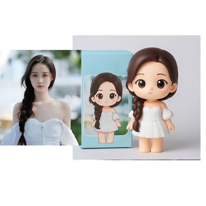Tượng tự tô chibi 3D theo ảnh theo yêu cầu