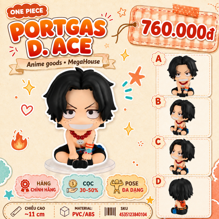Mô Hình Look up Portgas D. Ace - One Piece