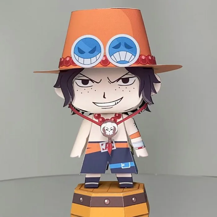 Mô hình giấy anime [One Piece] chibi Portgas D. Ace