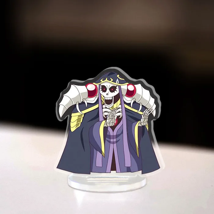 Mô hình Mini Overlord Ainz Ooal Gown Albedo Standee Chibi Anime Manga light  novel trang trí góc học tập cao 3cm
