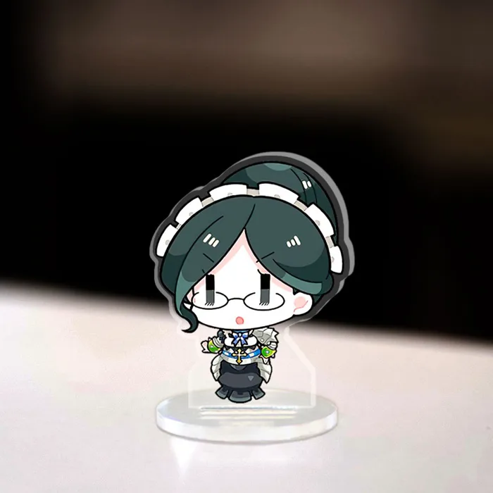 Mô hình Mini Overlord Ainz Ooal Gown Albedo Standee Chibi Anime Manga light  novel trang trí góc học tập cao 3cm