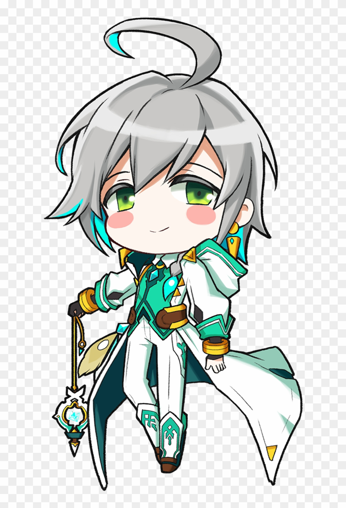 Ain's Chibi Portrait - Ain Chibi Elsword - Free Transparent PNG Clipart  Images Download