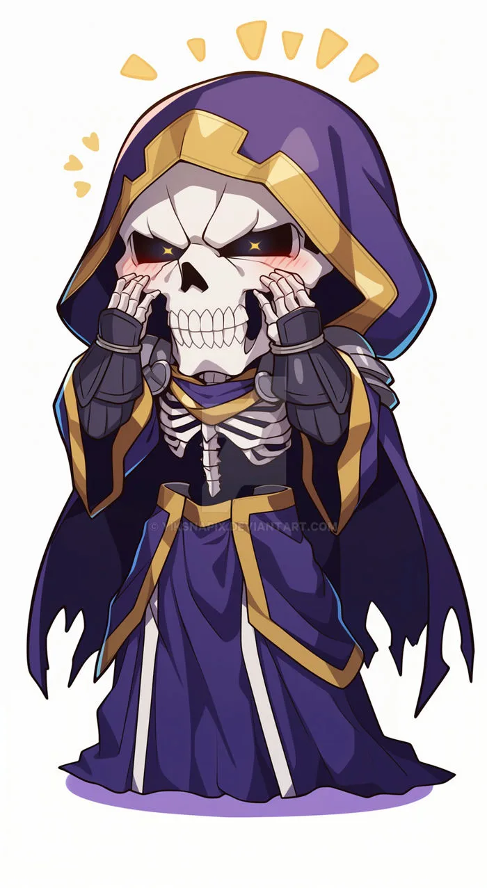 Overlord Ainz Ooal Gown Chibi by yiksnapix on DeviantArt